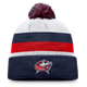 Fanatics Crown Text Beanie Cuff with Pom Image coming soon src=